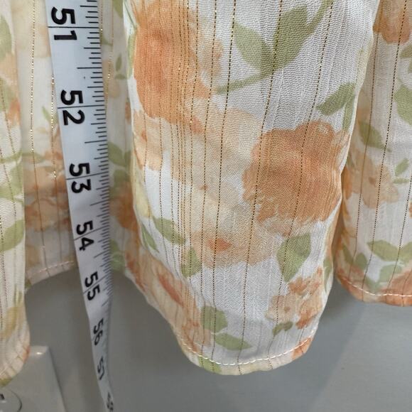 Altar'd State Tammy Floral Maxi Dress Womens Large Multi Ditsy Boho Cottagecore - Picture 11 of 11